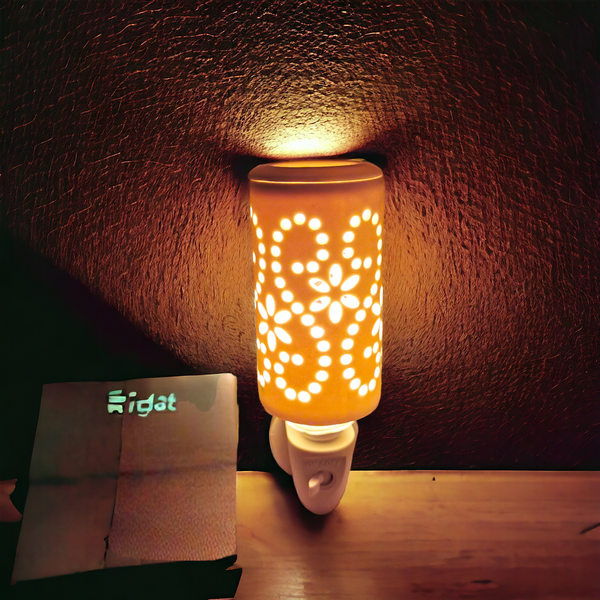 Elect Nightlight Oil Burner -Dots b02538