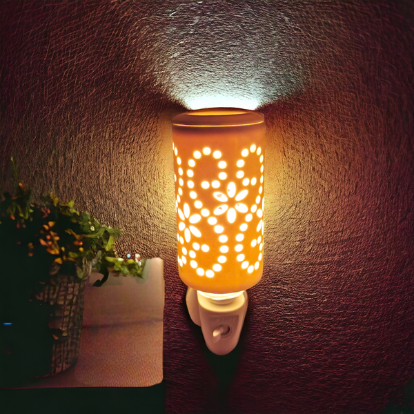 Elect Nightlight Oil Burner -Dots b02538