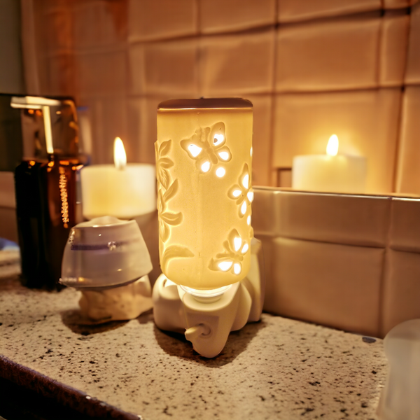 Elect Nightlight Oil Burner Butterfly b02539