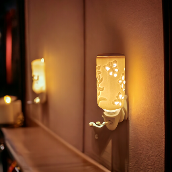 Elect Nightlight Oil Burner Butterfly b02539