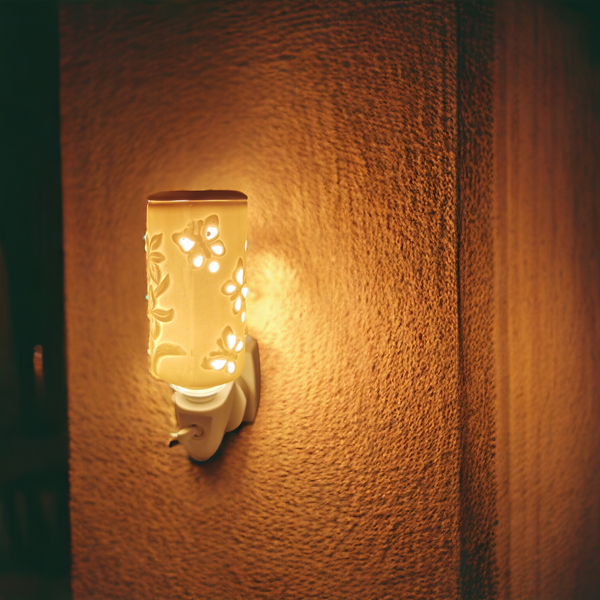 Elect Nightlight Oil Burner Butterfly b02539