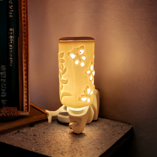 Elect Nightlight Oil Burner Butterfly b02539