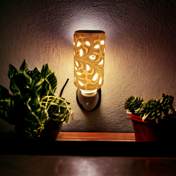 Elect Nightlight Oil Burner -Flower b5016n