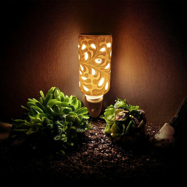 Elect Nightlight Oil Burner -Flower b5016n