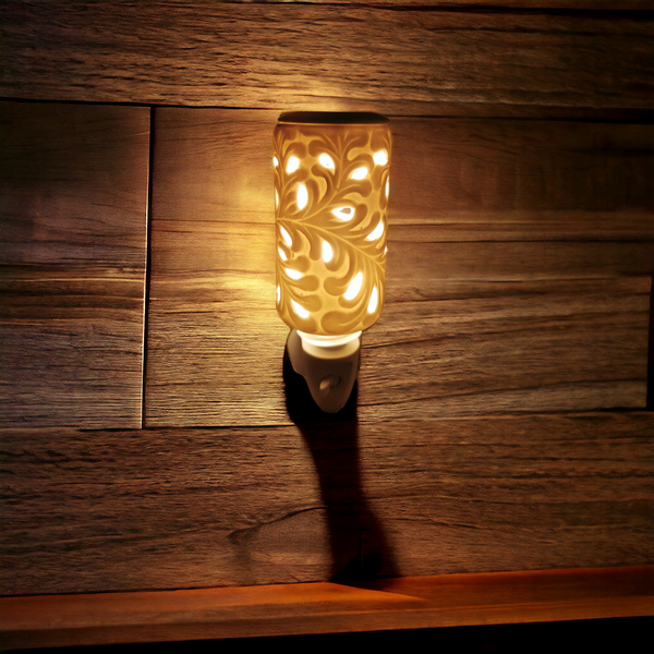 Elect Nightlight Oil Burner -Flower b5016n