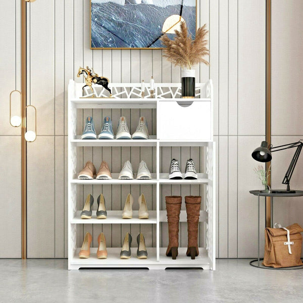Shoe Cabinet Shoe Rack Shoe Organizer Shoe Cupboard with Drawer