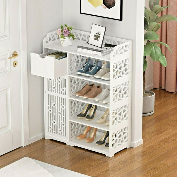 Shoe Cabinet Shoe Rack Shoe Organizer Shoe Cupboard with Drawer