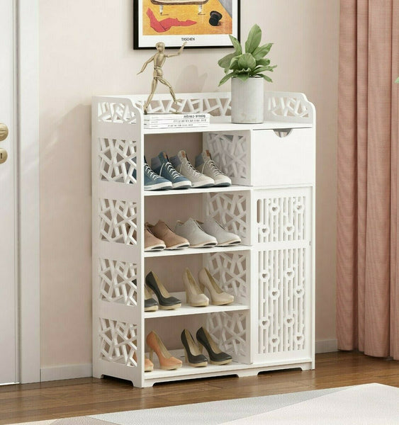 Shoe Cabinet Shoe Rack Shoe Organizer Shoe Cupboard with Drawer