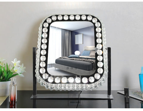 LED light K9 Crystal Mirror Dressing Table Mirror 50cm H HW02862