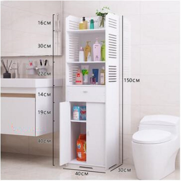 Wood Plastic Boards Furniture - Toilet Cabinet Toilet Organizer