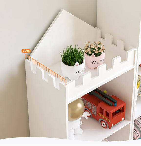 Wood Plastic Boards Furniture - Castle Book Shelves Book Organizer