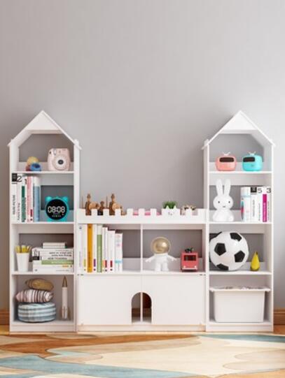 Wood Plastic Boards Furniture - Castle Book Shelves Book Organizer