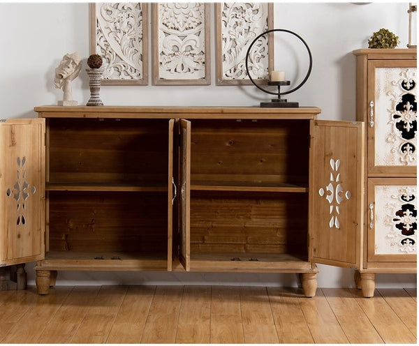 150cm Buffet Table With Solid Timber Frames + MDF Board and pattens