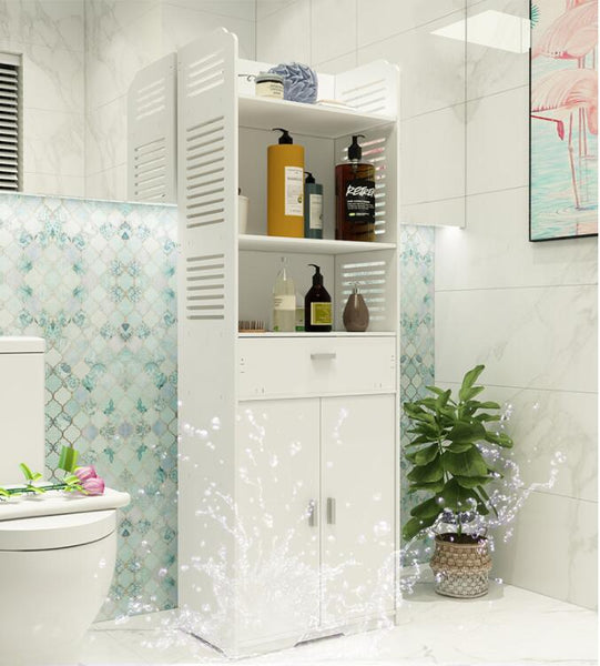 Wood Plastic Boards Furniture - Toilet Cabinet Toilet Organizer