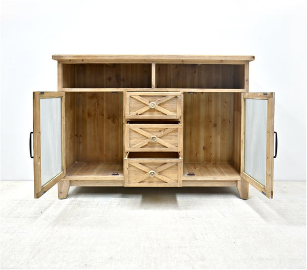 Old Timber Cabinets Dinning Cabinet Shelf with Drawers
