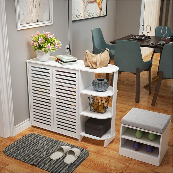 Wood Plastic Boards Furniture - Display Case Shoe Cabinet Shoe Organizer