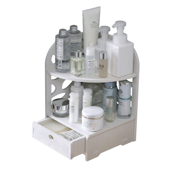Wood Plastic Board Furnitures - Bathroom Toilet Storage Cabinet Corner Standing Rack Cupboard Organizer Holder
