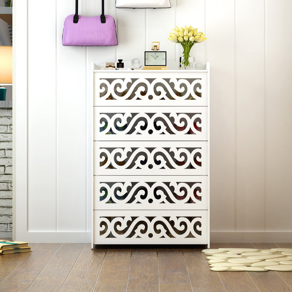 Wood Plastic Boards Furniture - Baroque Shoe Cabinet Shoe Organizer