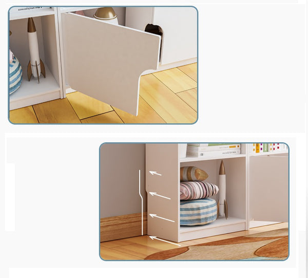 Wood Plastic Boards Furniture - Castle Book Shelves Book Organizer