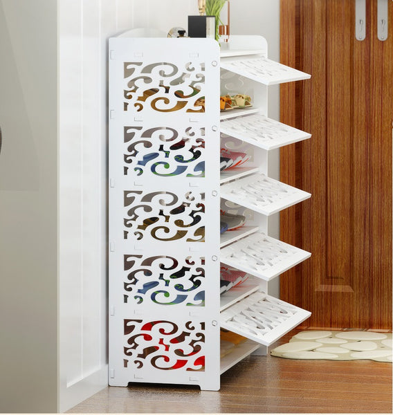 Wood Plastic Boards Furniture - Baroque Shoe Cabinet Shoe Organizer