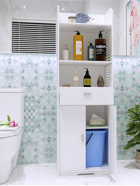 Wood Plastic Boards Furniture - Toilet Cabinet Toilet Organizer
