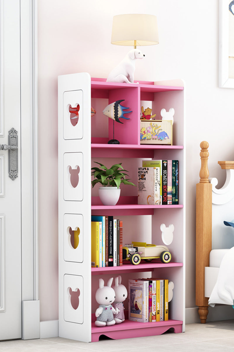 Wood Plastic Board Furnitures - Kids Cube Storage Organizer Cubby Bins Cabinets Shelves Toy Kid Kid Cabinet Pink