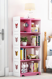 Wood Plastic Board Furnitures - Kids Cube Storage Organizer Cubby Bins Cabinets Shelves Toy Kid Kid Cabinet Pink