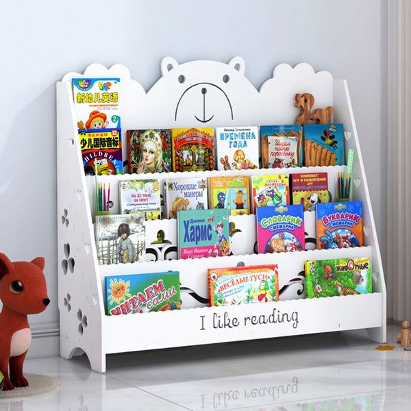 Wood Plastic Board Furnitures - Kids Book Storage Bookshelf Bookcase Display Stand Book Organizer