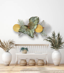133cm Metal Wall Art Wall Decor Leaves in Autum HW02884
