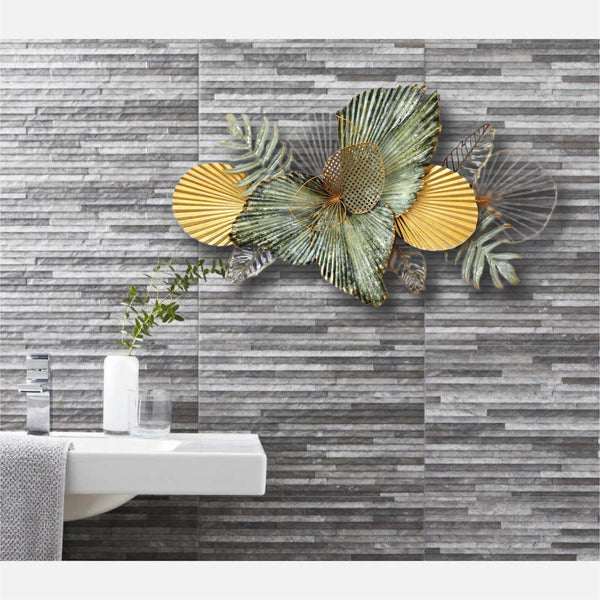 133cm Metal Wall Art Wall Decor Leaves in Autum HW02884