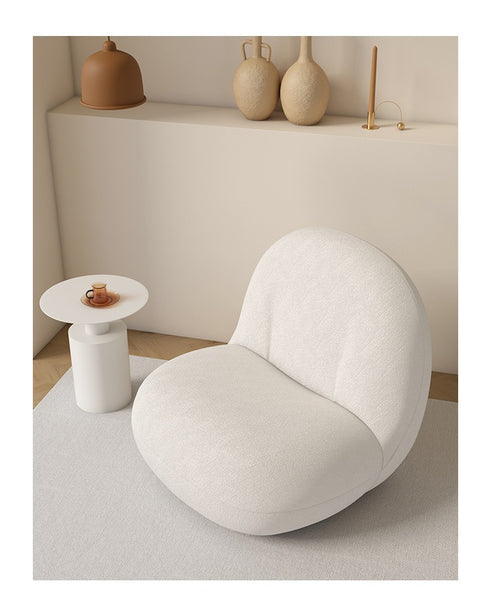 New Design Cloud Sofa Lounge Chair Synthetic Wool Armless Single Sofa