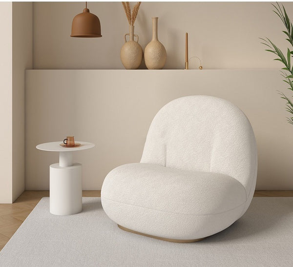 New Design Cloud Sofa Lounge Chair Synthetic Wool Armless Single Sofa
