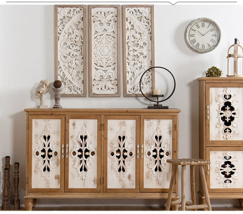 150cm Buffet Table With Solid Timber Frames + MDF Board and pattens