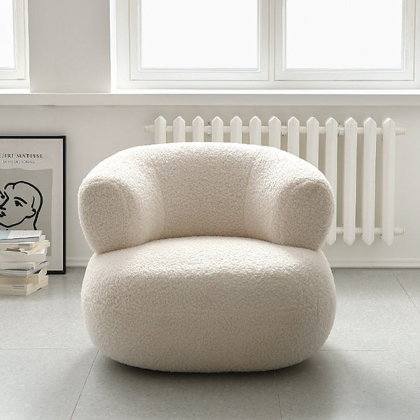 New Design Cloud Sofa Lounge Chair Synthetic Wool Armchair