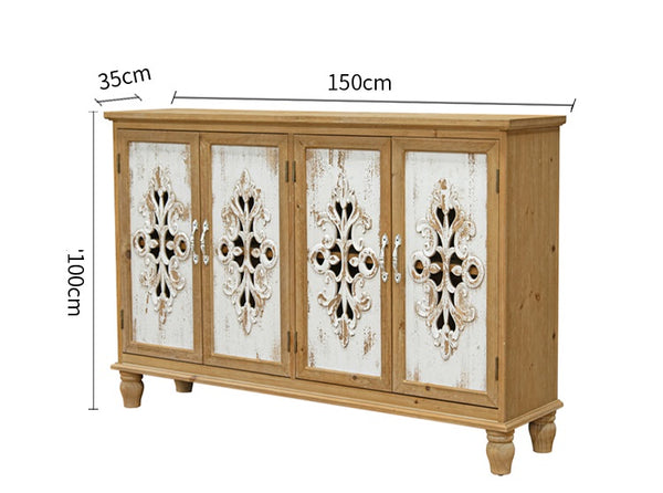 150cm Buffet Table With Solid Timber Frames + MDF Board and pattens
