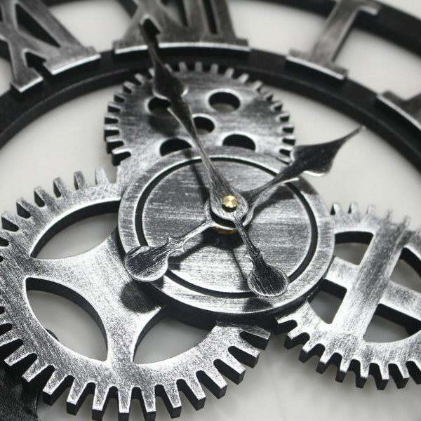 Handmade Clock Gear Wall Clock Vintage Rustic Wall Arts 40 - 80cm